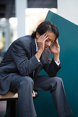 Image showing Businessman Stress