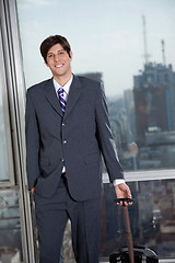 Image showing Businessman Heading For Business Trip