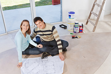 Image showing Portrait of smiling couple