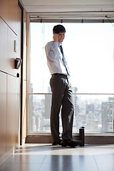 Image showing Young Businessman On Call