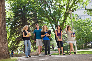 Image showing University Students on Campus