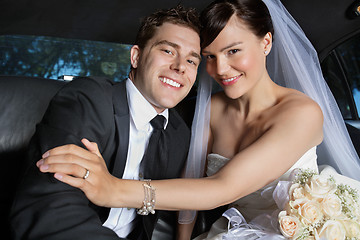 Image showing Happy Newlywed Couple