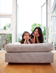 Image showing Mother Daughter Portrait