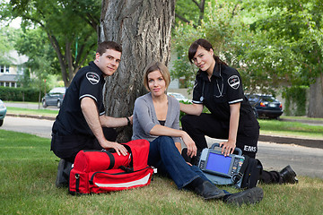 Image showing EMT Team with Patient