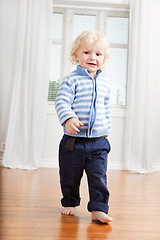 Image showing Cute boy walking