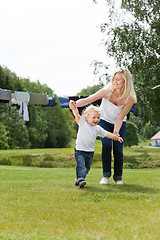 Image showing Learning to walk