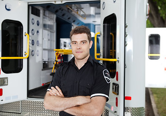 Image showing Male Ambulance Personal Portrait