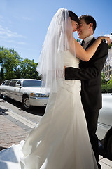 Image showing Happy Newlywed Couple