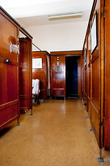 Image showing Old Bath House Interior