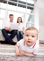 Image showing Curious Baby