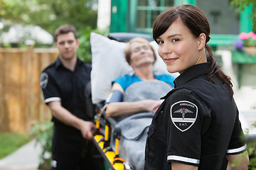 Image showing Ambulance Worker Portrait