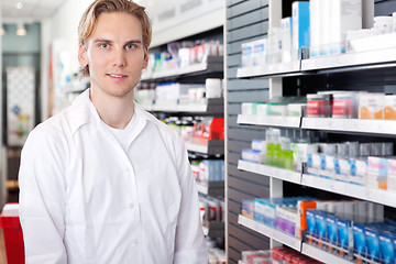 Image showing Portrait of Male Pharmacist