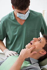 Image showing Patient with tooth ache