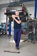 Image showing Clean Mechanic Garage