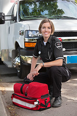 Image showing Happy Paramedic Portrait