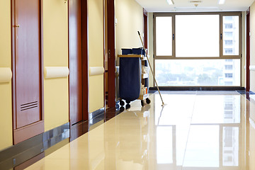 Image showing Empty corridor of hospital