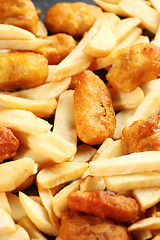 Image showing Fish and chips