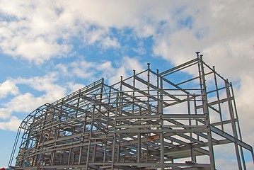 Image showing Steelwork and Blue Sky