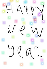 Image showing Happy new year 