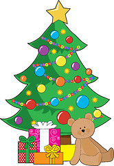Image showing Christmas Teddy Bear