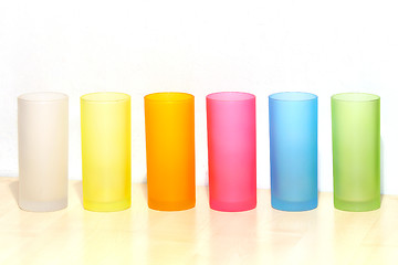 Image showing Colorful glasses