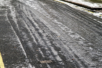 Image showing Icy street