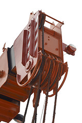 Image showing Part of the mobile crane