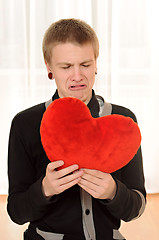 Image showing frustrated teenager