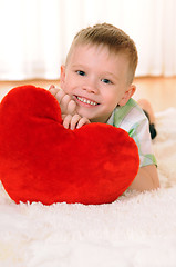 Image showing child with a heart