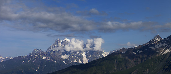 Image showing Panorama summer Mountain