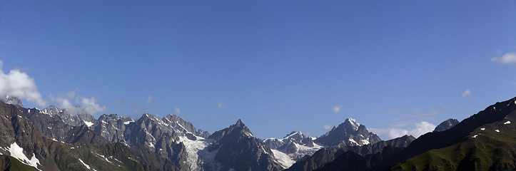 Image showing Panorama summer Mountain.