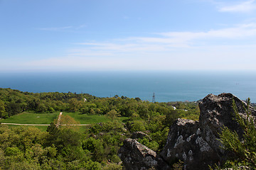 Image showing view from mountain