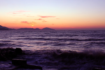 Image showing sea before sunrise