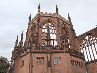 Image showing Coventry Cathedral ruins