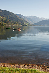 Image showing Alpine lake, Zell am see in Austria