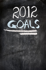 Image showing 2012 New year goals