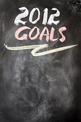 Image showing 2012 New year goals