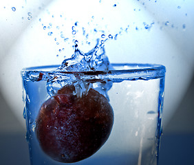 Image showing splash in a glas