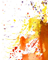 Image showing colorful paint splash