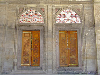 Image showing Mosque doors