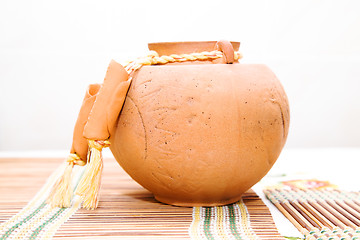 Image showing Clay jug