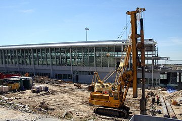 Image showing Airport construction #1