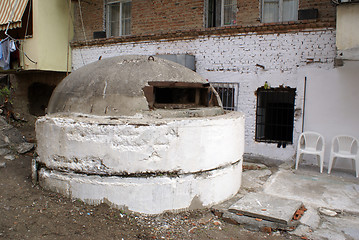 Image showing Old bunker in the inner yard