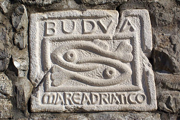 Image showing Budva wall