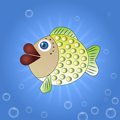 Image showing Cartoon fish