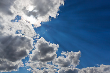 Image showing Sky with clouds