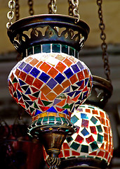 Image showing Colorful lamp