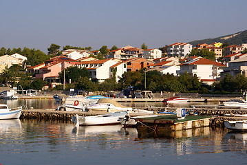 Image showing Boats and island Rab