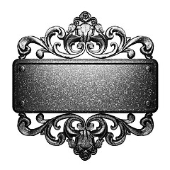 Image showing Iron vintage design element