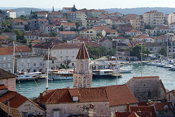 Image showing Port and town